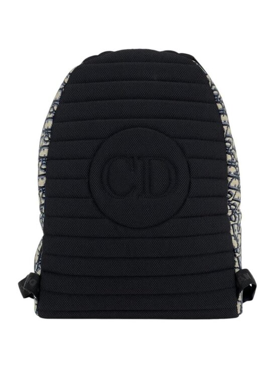 Dior Trotter Pattern Backpack Canvas Blue Black main image 8